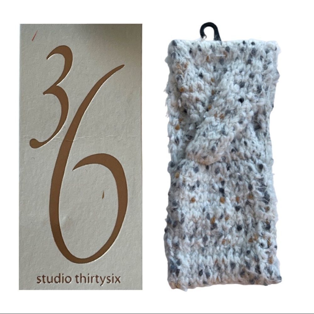 Studio Thirty Six Crochet Ear Warmer Headband • OS • NWT
